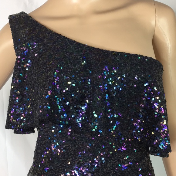 SOLD!! ♥️🌟NEW!! Size 9/10 Jrs | B. Darlin Sequins Dress - Picture 4 of 6